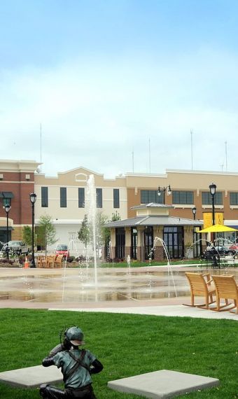 Shopping center in Red Oak, Texas